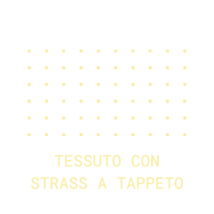 tessuto con strass a tappeto